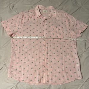 Marine Layer Pink Agave Button Down